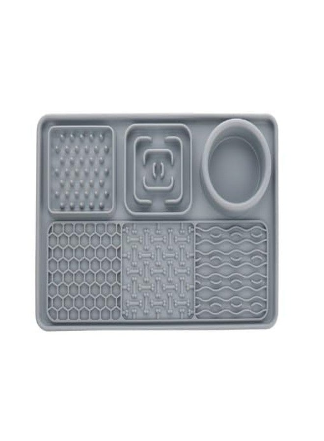 Docrok New Lick Mat for Dogs & Cats, Slow Feeder Licking Pad with Suction Cups for Food and Water, Silicon Feeding Mat Perfect for Anxiety Relief Suitable for Butter Food Yogurt Peanut - Image 1